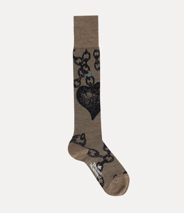 Chain High Sock