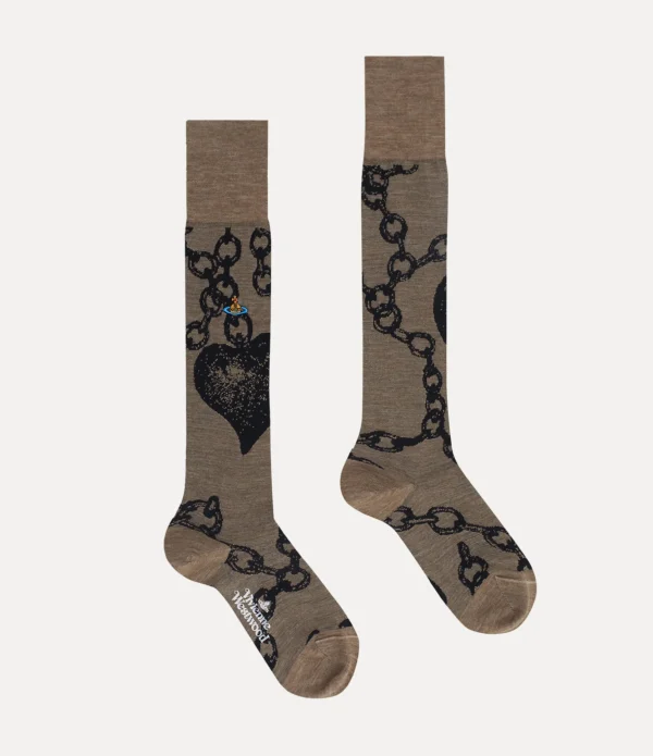 Chain High Sock