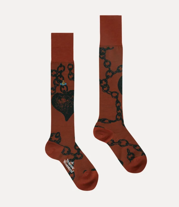 Chain High Sock