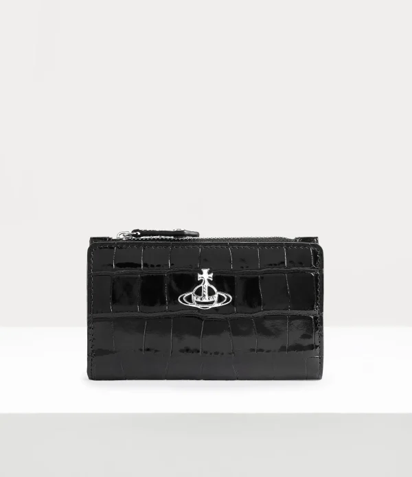 Crocodile Slim Flap Card Holder