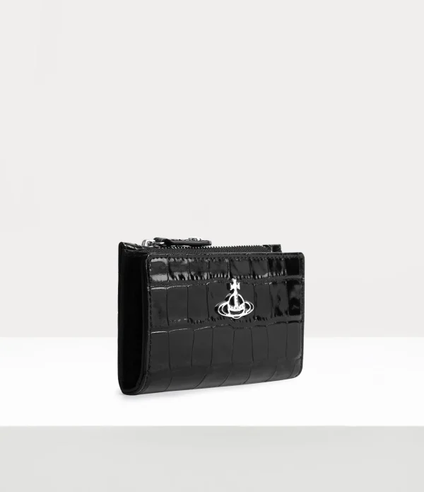 Crocodile Slim Flap Card Holder