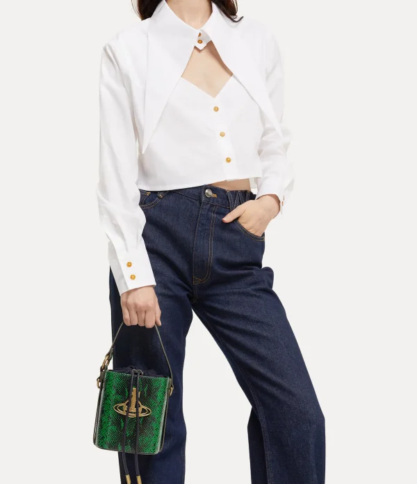Daisy Drawstring Bucket Bag
