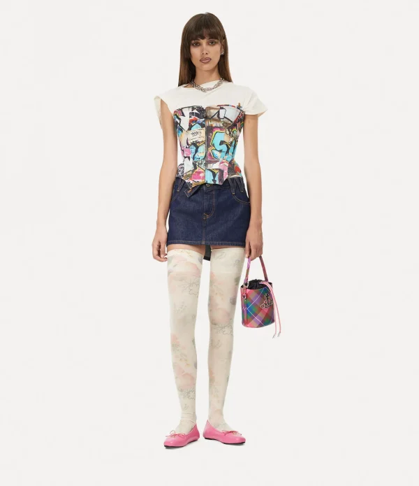 Daisy Drawstring Bucket Bag