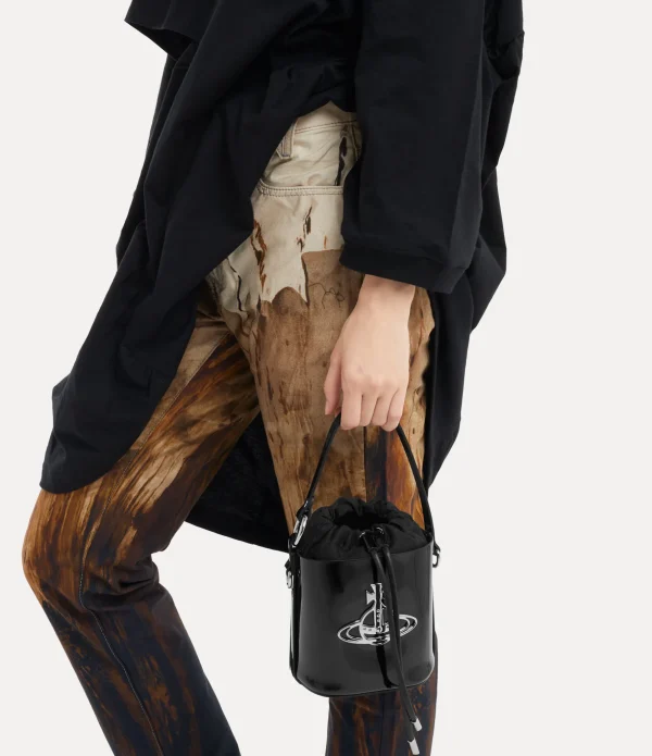 Daisy Small Drawstring Bucket Bag