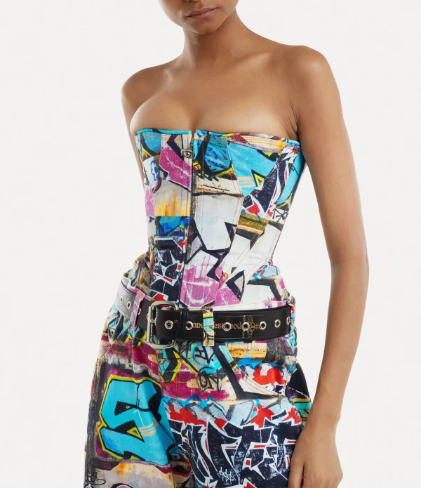 Denim Cobrax Corset