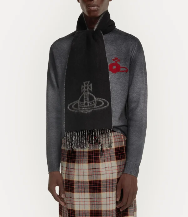 Double Logo Scarf