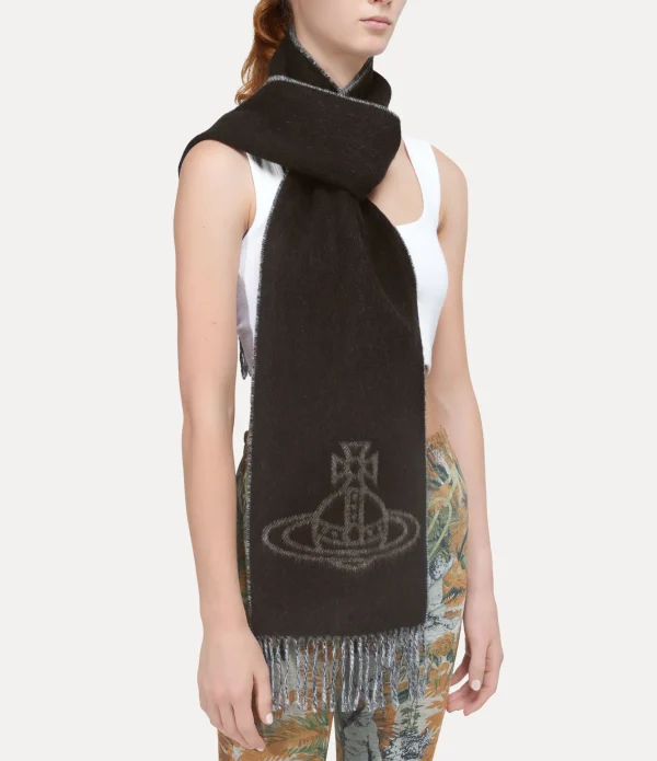 Double Logo Scarf