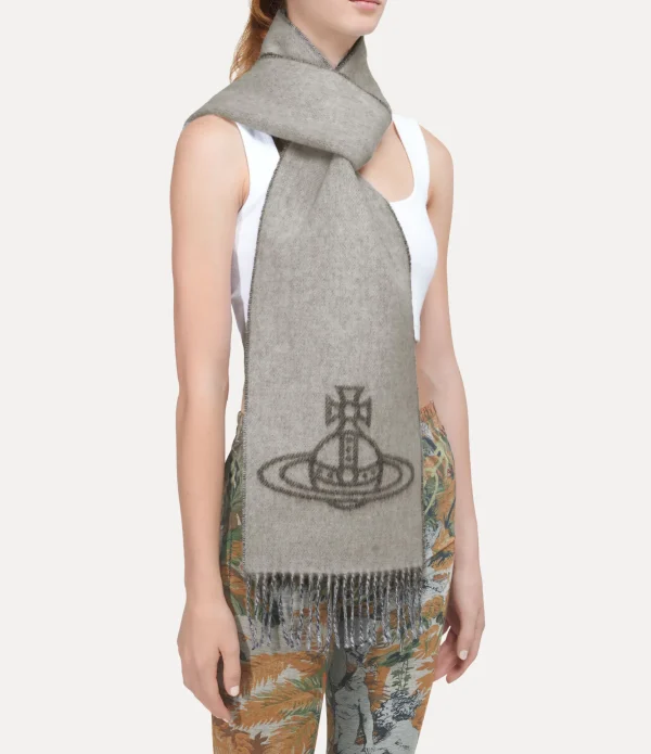Double Logo Scarf