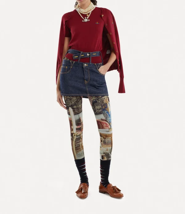 Double Waistband Foam Skirt