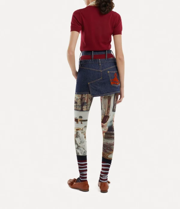 Double Waistband Foam Skirt