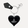 Grain Leather Mirror Heart Orb