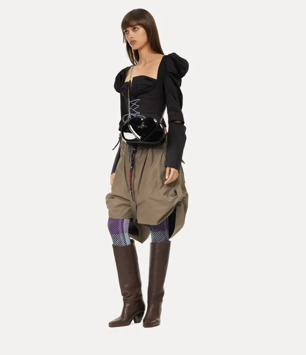 Jonny Heart Flap Crossbody Bag