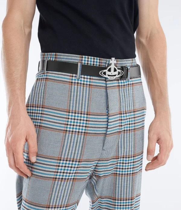 Line Orb Buckle Belt/silver