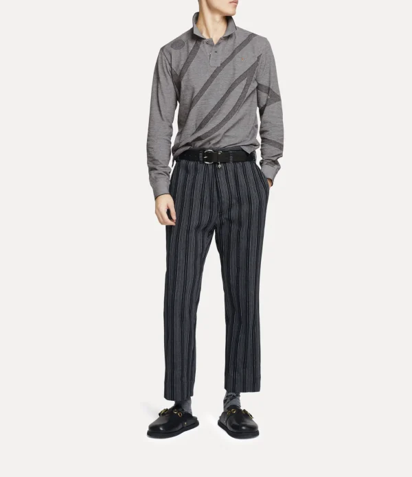 Long Sleeve Polo Top