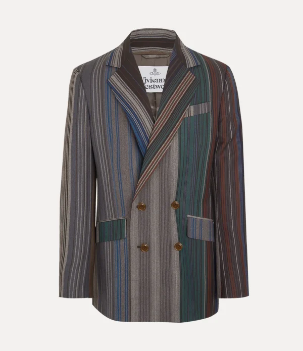 Loose Double-Breasted Jacket