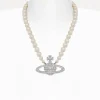 Man. Bas Relief Pearl Necklace
