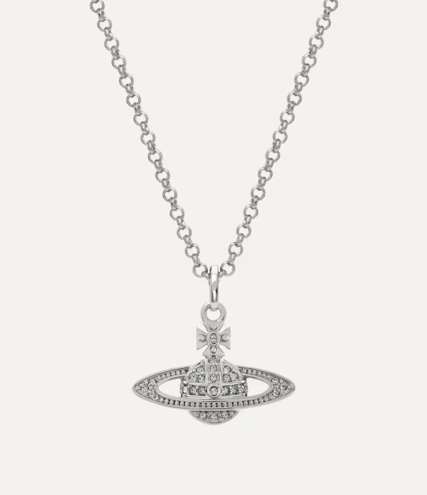 Man. Mini Bas Relief Orb Pendant Necklace