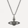 Man. Mini Bas Relief Orb Pendant Necklace