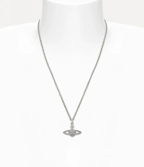 Man. Mini Bas Relief Orb Pendant Necklace
