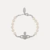 Mini Bas Relief Pearl Bracelet