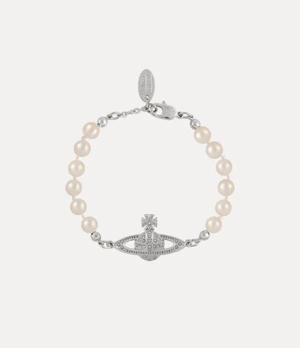 Mini Bas Relief Pearl Bracelet