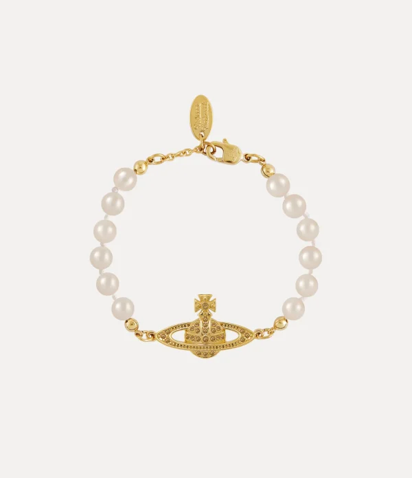 Mini Bas Relief Pearl Bracelet