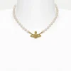 Mini Bas Relief Pearl Choker