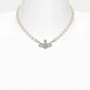 Mini Bas Relief Pearl Choker