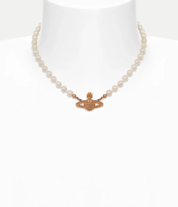 Mini Bas Relief Pearl Choker