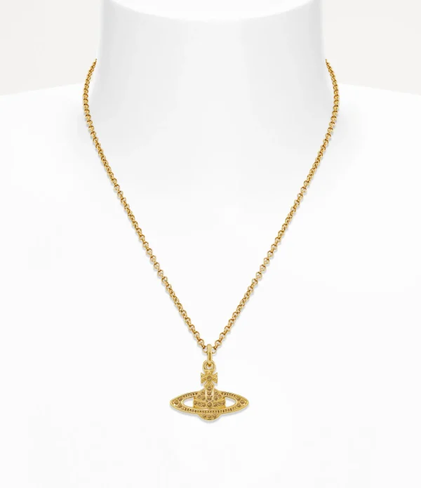 Mini Bas Relief Pendant Necklace