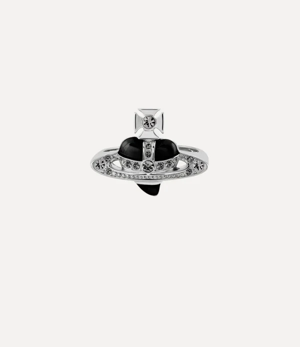 New Diamante Heart Ring