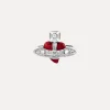 New Diamante Heart Ring