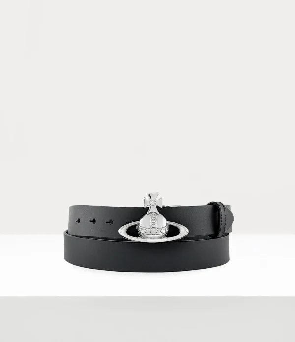 Orb Buckle Palladium Belt