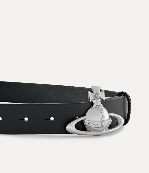 Orb Buckle Palladium Belt
