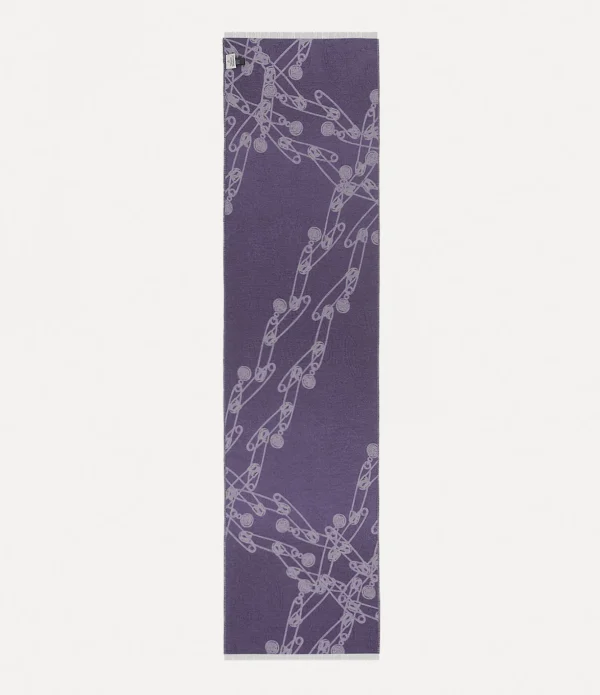 Safety Pin Cross Over Scarf