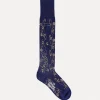 Safety Pin High Sock