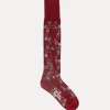 Safety Pin High Sock