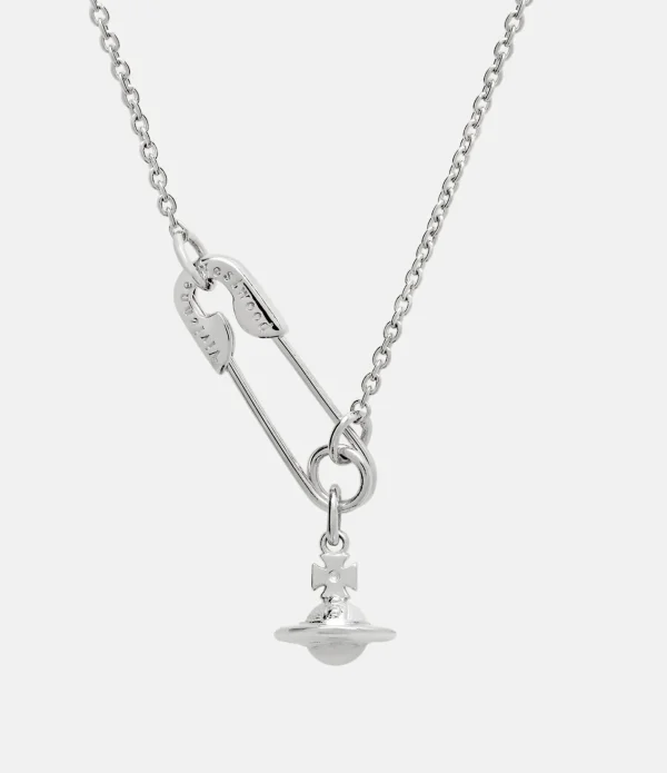 Safety Pin Pendant Necklace