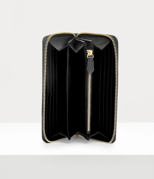 Saffiano Biogreen Cl Zip Round Wallet