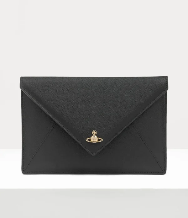 Saffiano Envelope Clutch