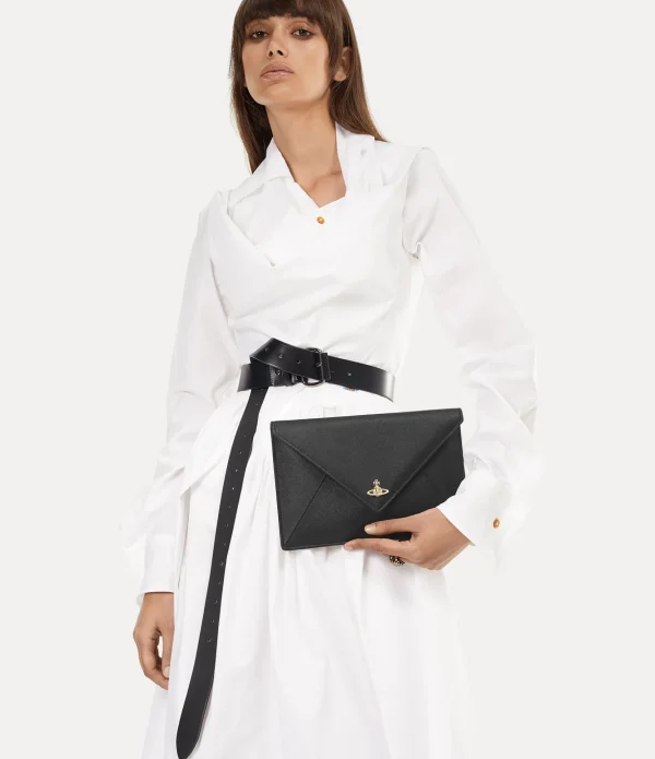 Saffiano Envelope Clutch