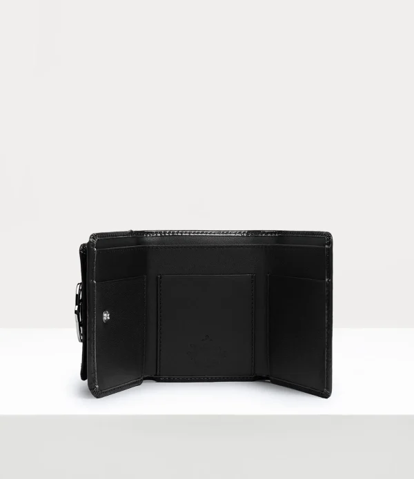 Shiny Patent Small Flap Purse