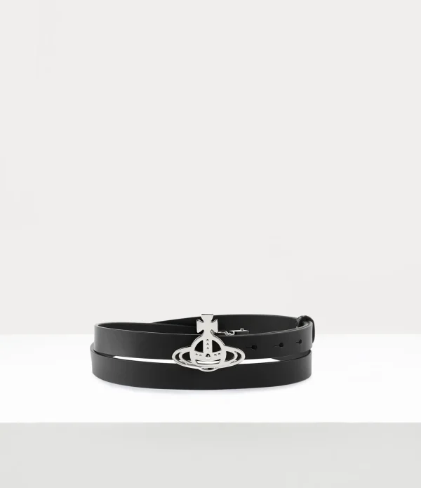 Small Line Orb Buckle Belt