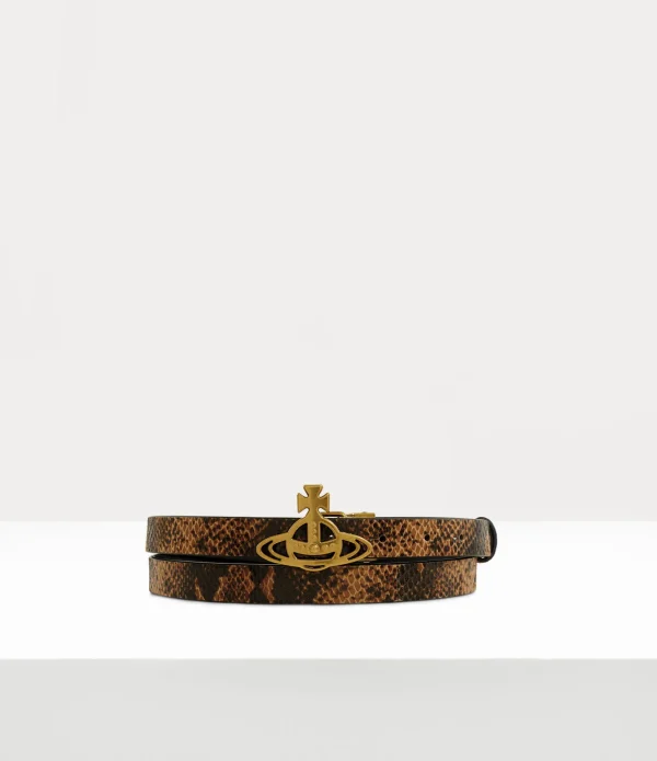 Small Line Orb Buckle Belt