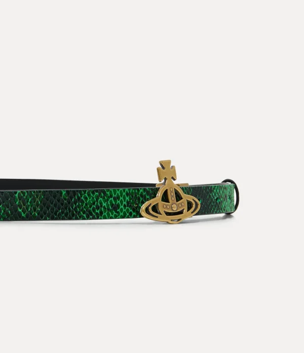 Small Line Orb Buckle Belt
