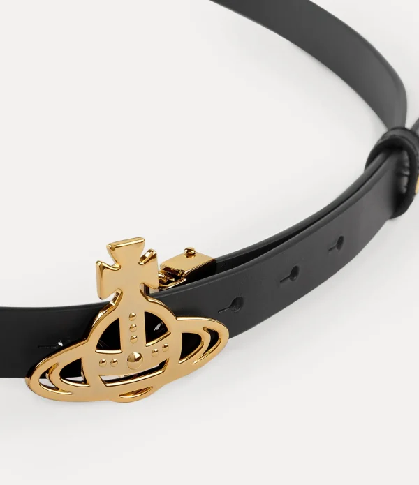 Small Line Orb Buckle Belt