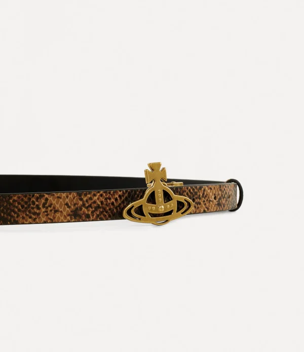 Small Line Orb Buckle Belt