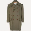 Stripped Trench Coat