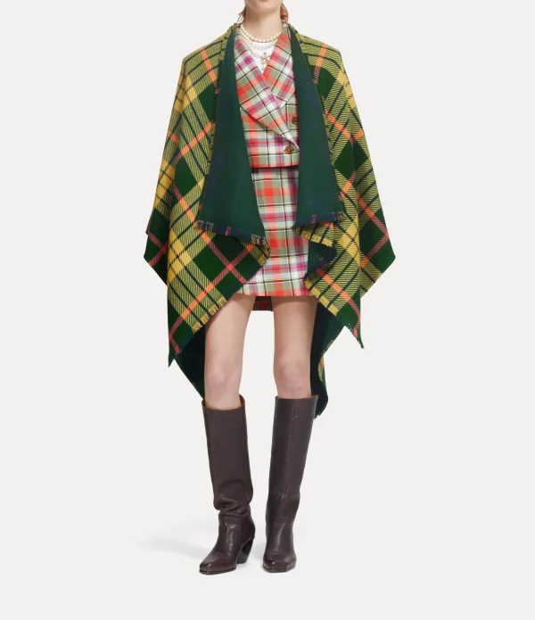 Tartan Poncho