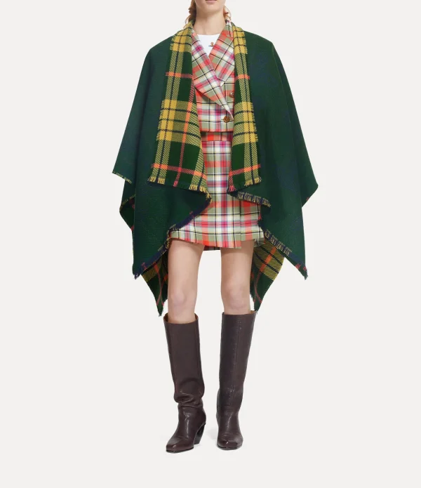 Tartan Poncho